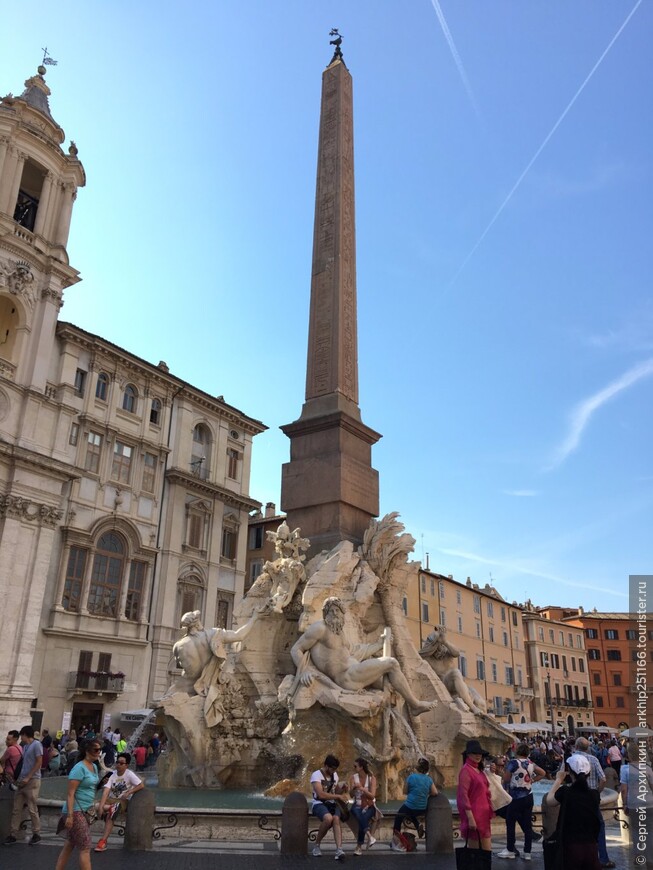 Фонтан Четырех Рек — самый красивый фонтан Бернини в Риме