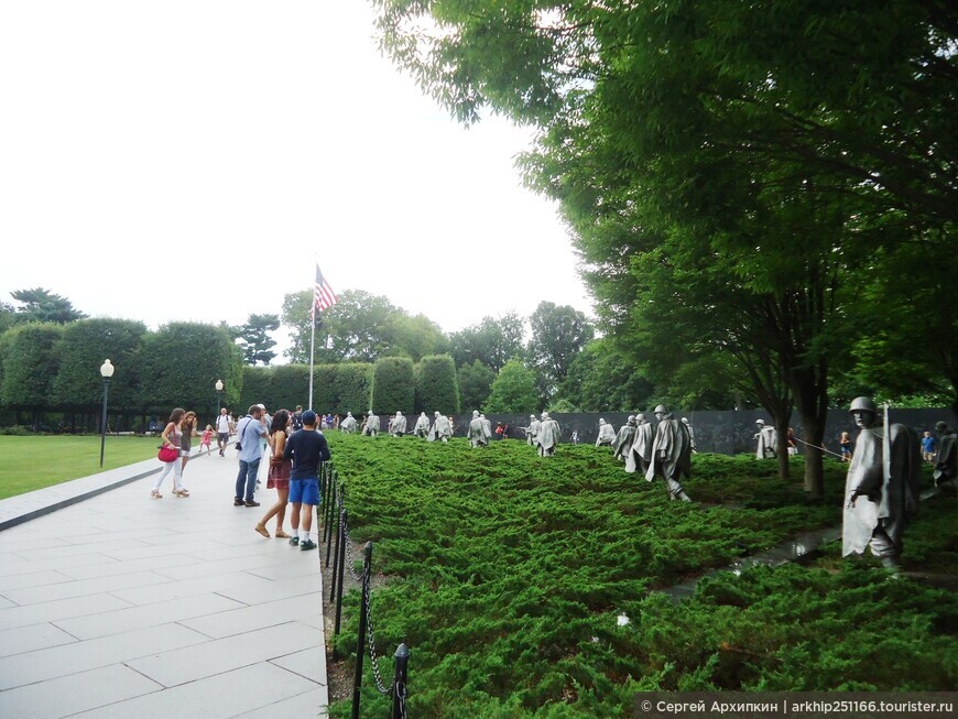 Мемориал ветеранов Корейской войны в Вашингтоне