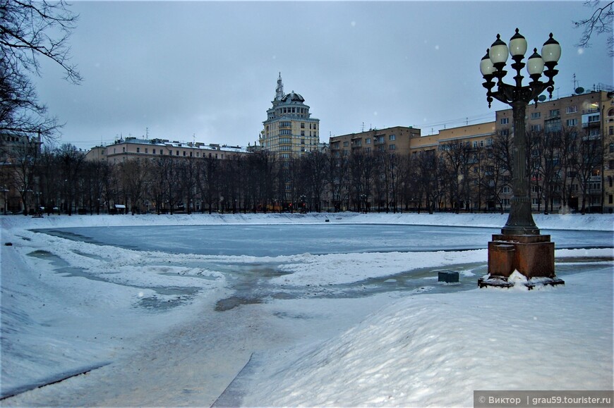 Прогулки по Москве. Зимним ранним утром в окрестностях Патриарших прудов