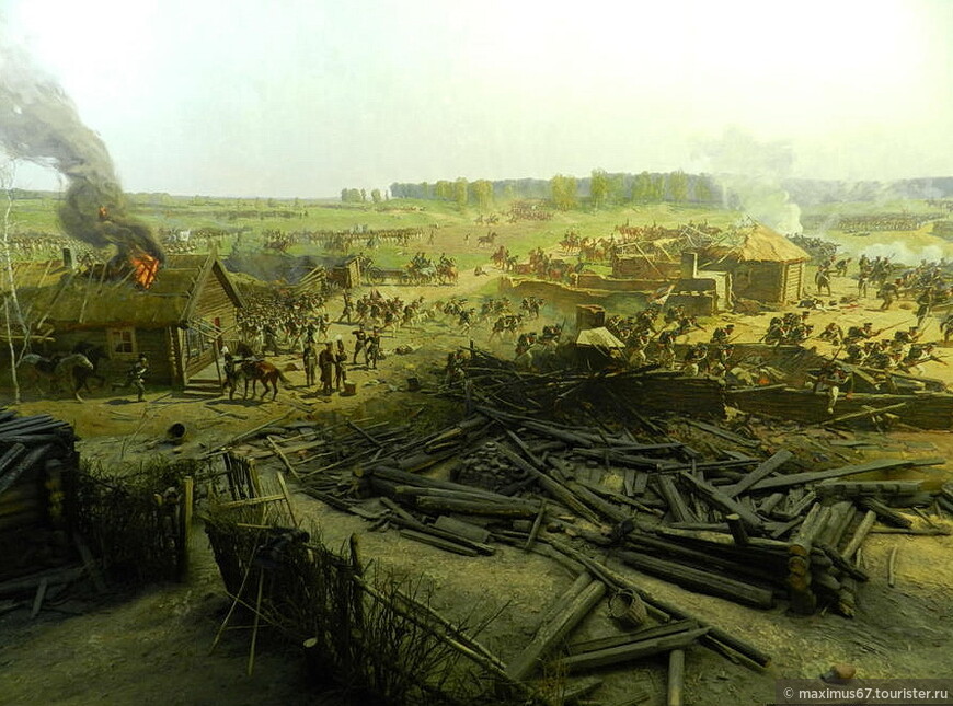 Знаменитая панорама «Бородинская битва»