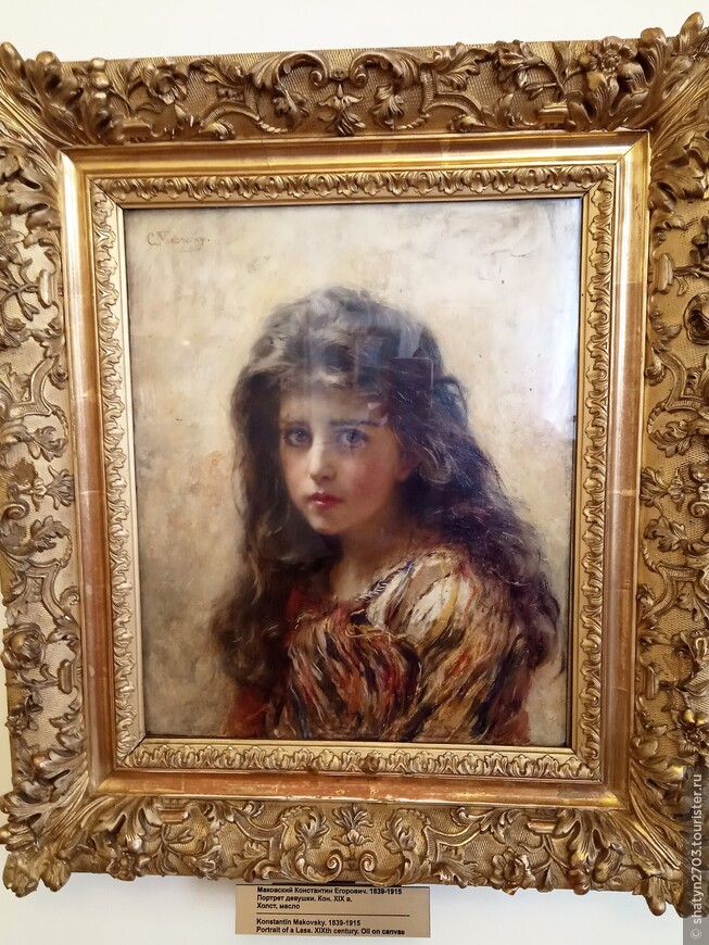 Маковский К.Е. «Портрет девушки» 1880-е годы