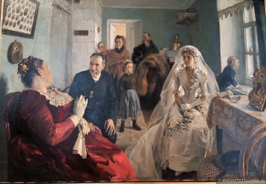 Прянишников И.М. «В ожидании шафера» ок. 1890 года