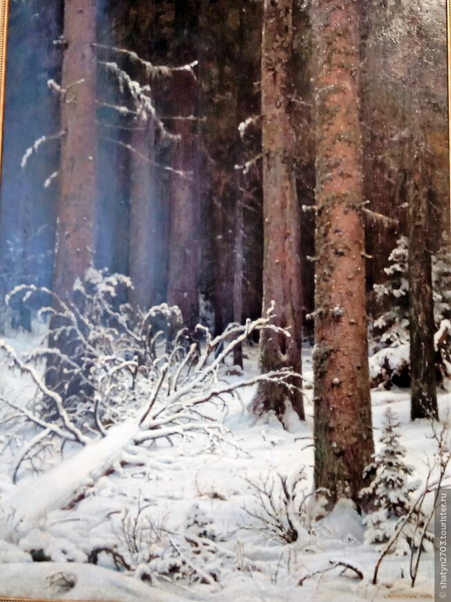 Шишкин И.И. «Еловый лес зимой» 1884 год