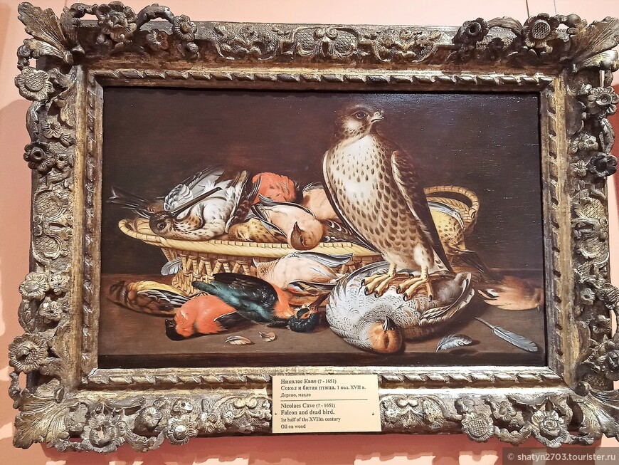 Николас Каве «Сокол и битая птица» Первая половина 17 века