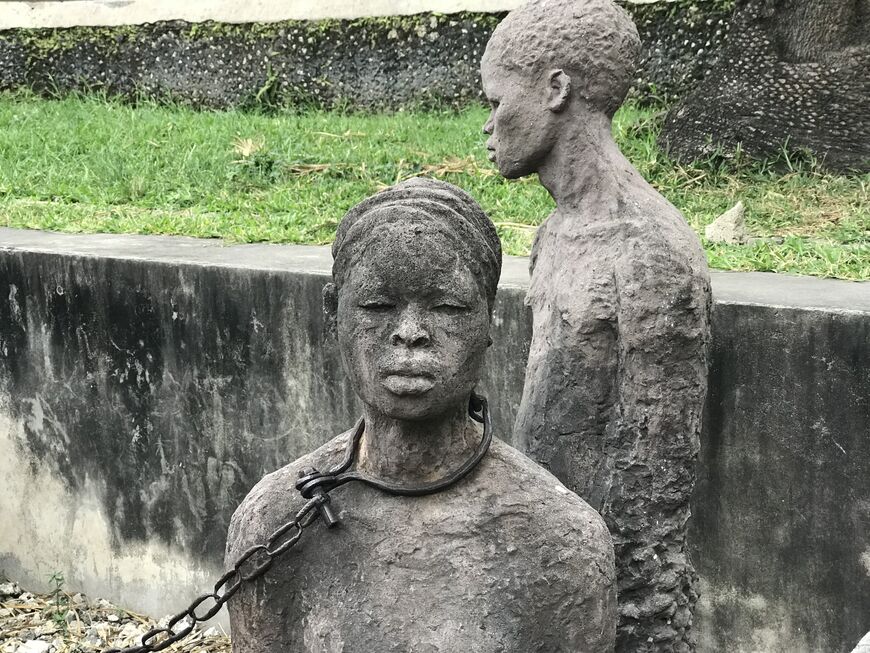 Памятник рабам в Занзибаре