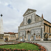 Церковь Санта Мария Новелла, фасад и площадь