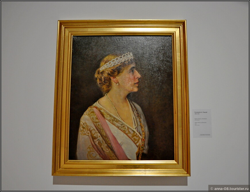 Портрет королевы Марии работы румынского художника Константина А. Паскали (1860-1924)