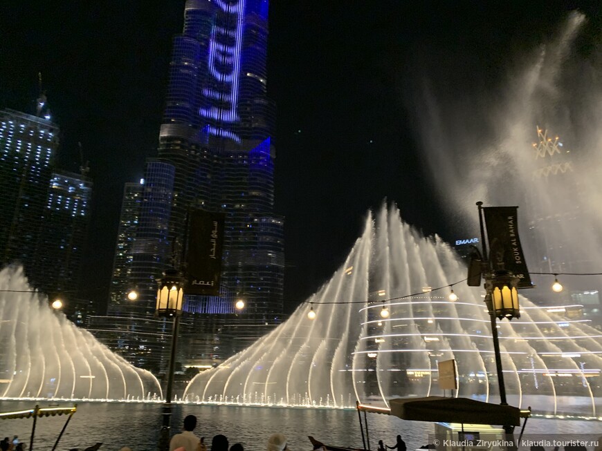 Поющие фонтаны Дубая — Шоу воды и картинок — восточная сказка!