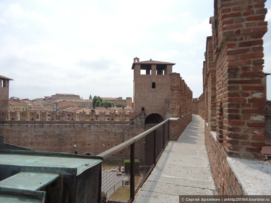 Средневековый замок Кастельвеккьо в Вероне — один из самых крупных на севере Италии