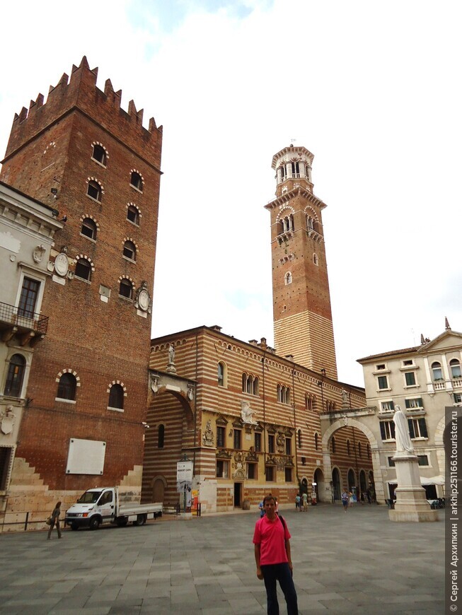 Средневековая башня Ламберти — с лучшей смотровой площадкой на Верону