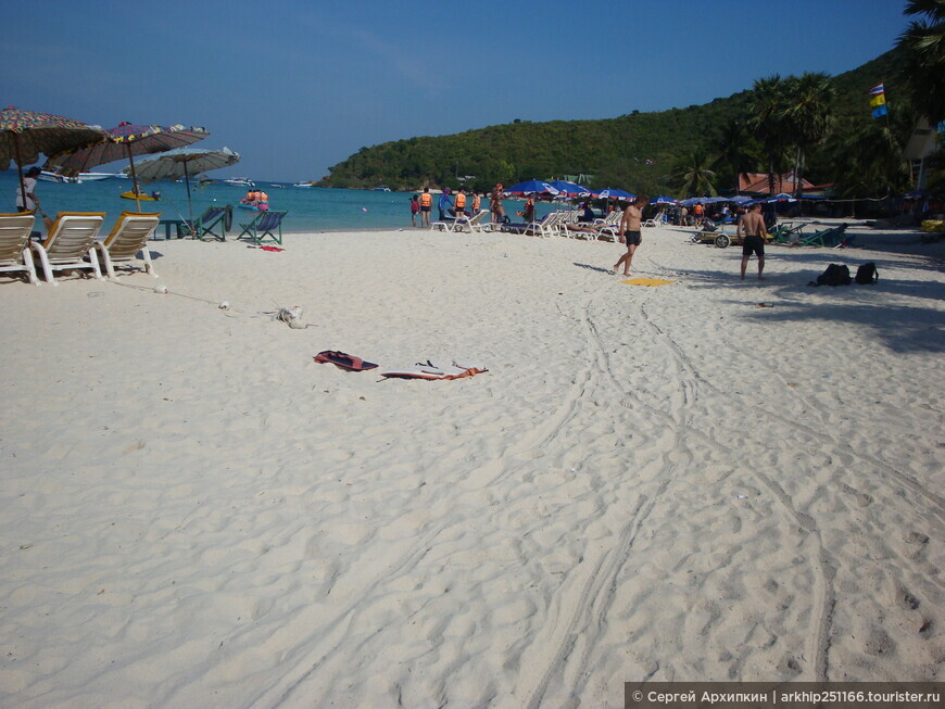 Пляж Тиен на острова Ко Лан — лучший пляж возле Паттайи