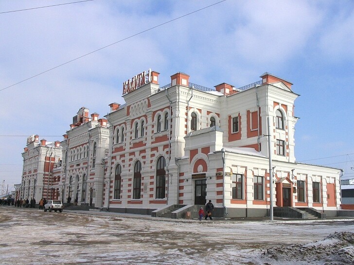 Железнодорожный вокзал в Калуге