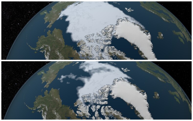 Снимки из космоса, показывающие как изменилась наша планета за несколько лет (такие перемены могут не на шутку испугать)