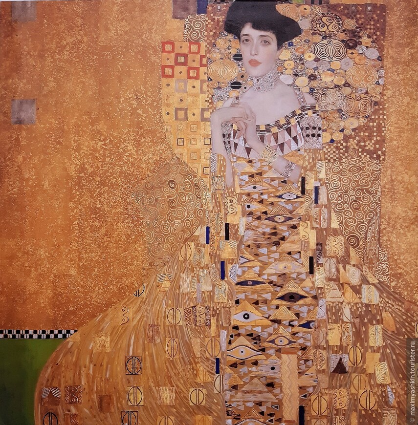 Густав Климт Портрет Адели Блох-Бауэр I (Золотая Адель), 1907 г.