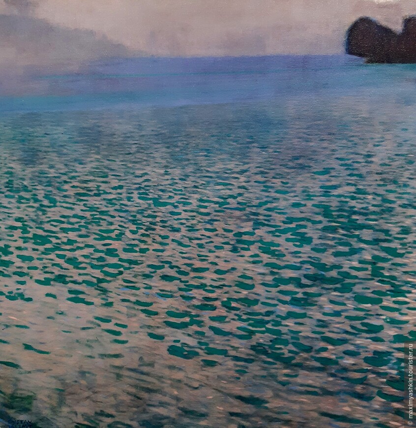Густав Климт Озеро Аттерзее, 1900 г.