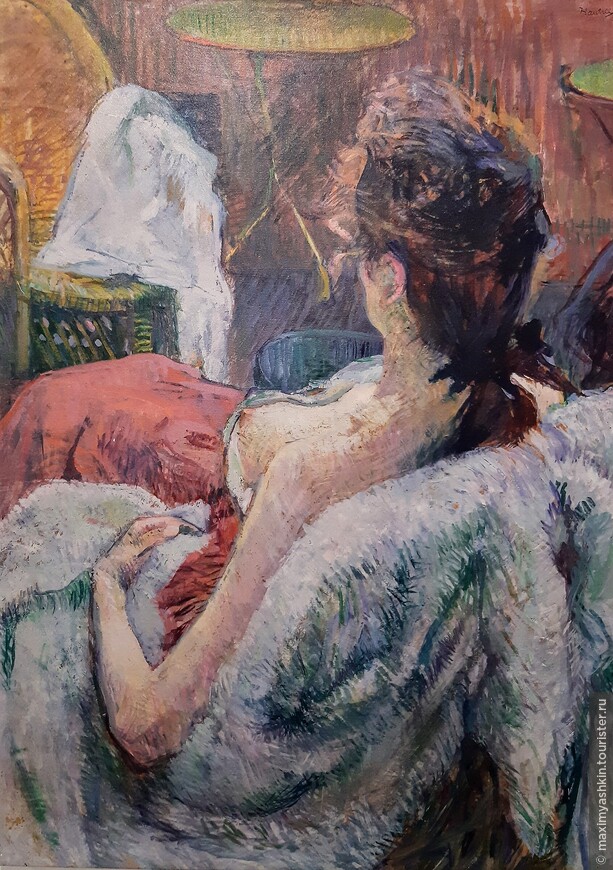 Анри де Тулуз-Лотрек Отдыхающая женщина, 1896 г.