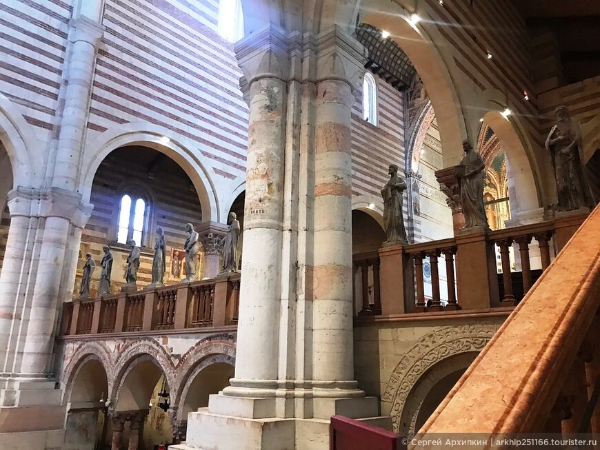 Средневековая церковь Сан-Дзено — шедевр романской архитектуры в Вероне
