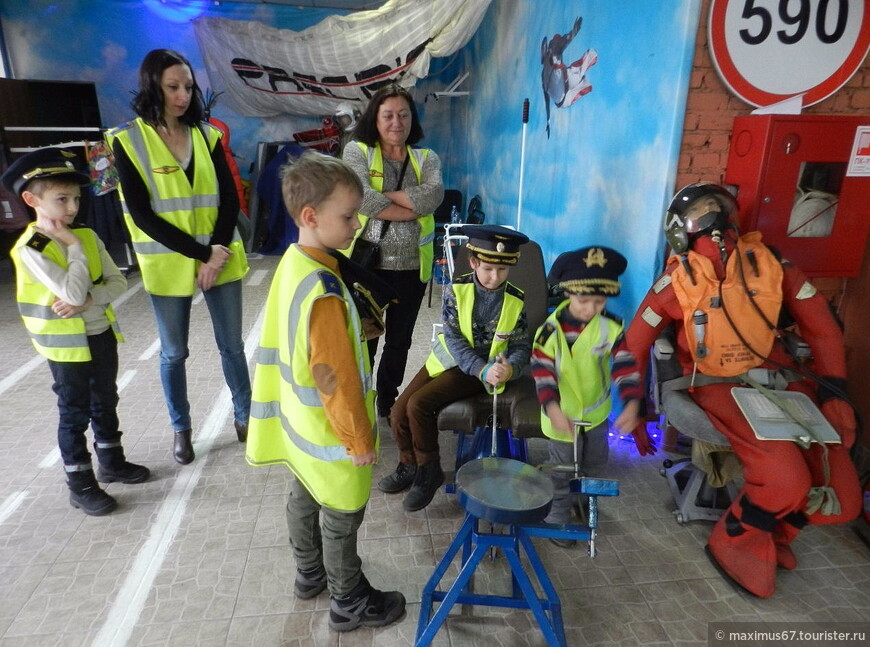 Экскурсия в детский клуб будущих авиаторов