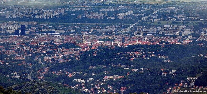 Центр Загреба (сильное приближение)