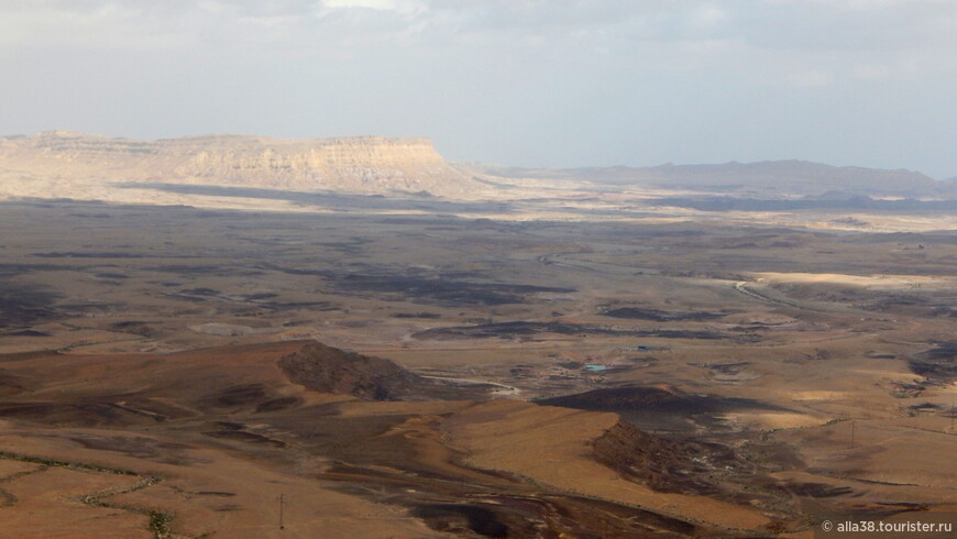 Неземные пейзажи кратера Рамон. Израиль