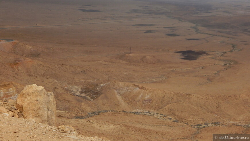 Неземные пейзажи кратера Рамон. Израиль