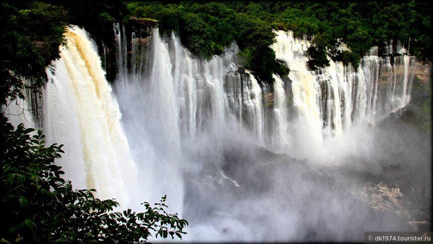 Красивейший водопад Африки или природное чудо Анголы 