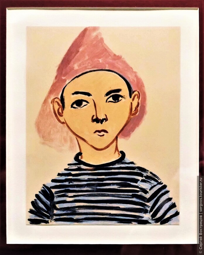 «Пьер Матисс», 1909. Литография 1954 г., Париж, Франция.
Подлинник: 40×33 см. Частная коллекция
