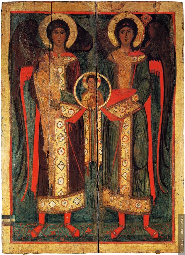 Фото 17. Храмовая икона Собор Архангела Михаила (13-й век), сейчас в Русском музее