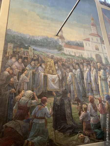 Фото 22а. Икона Иверской Божией Матери прибывает в монастырь