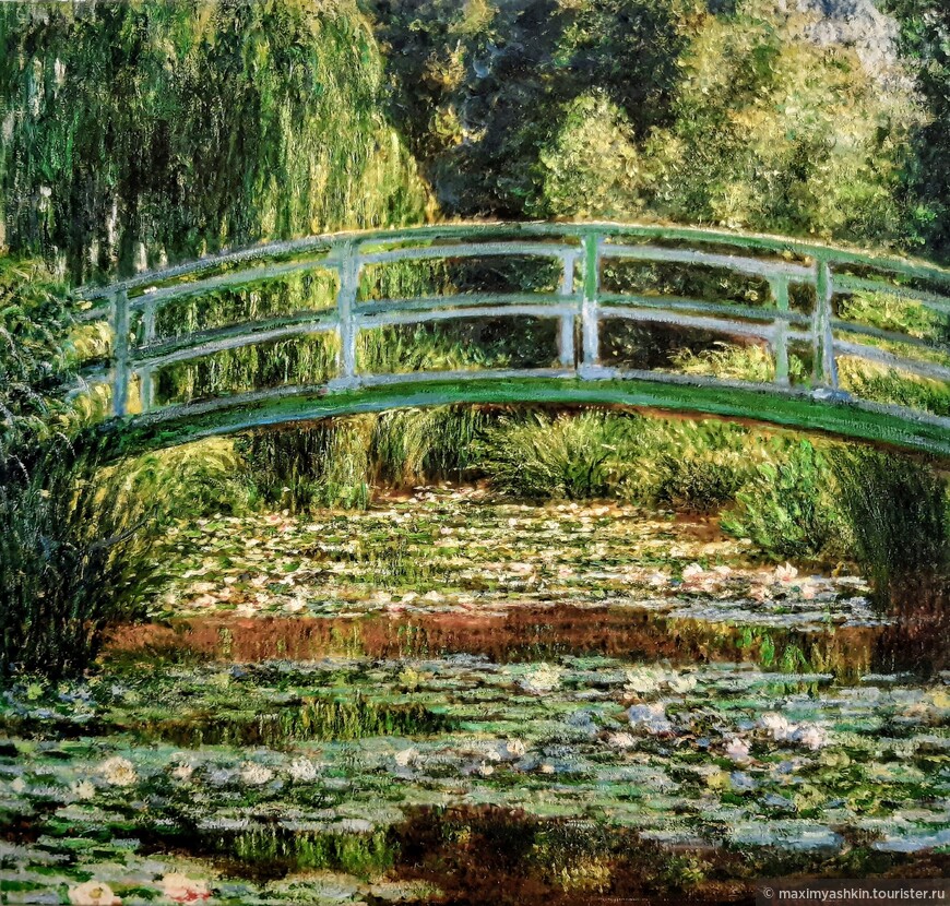 Японский мостик (пруд с водяными лилиями), 1899 г.