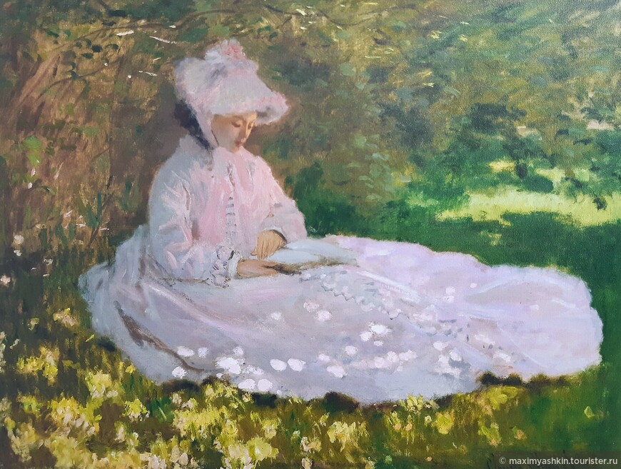 Женщина читает, 1872 г.
