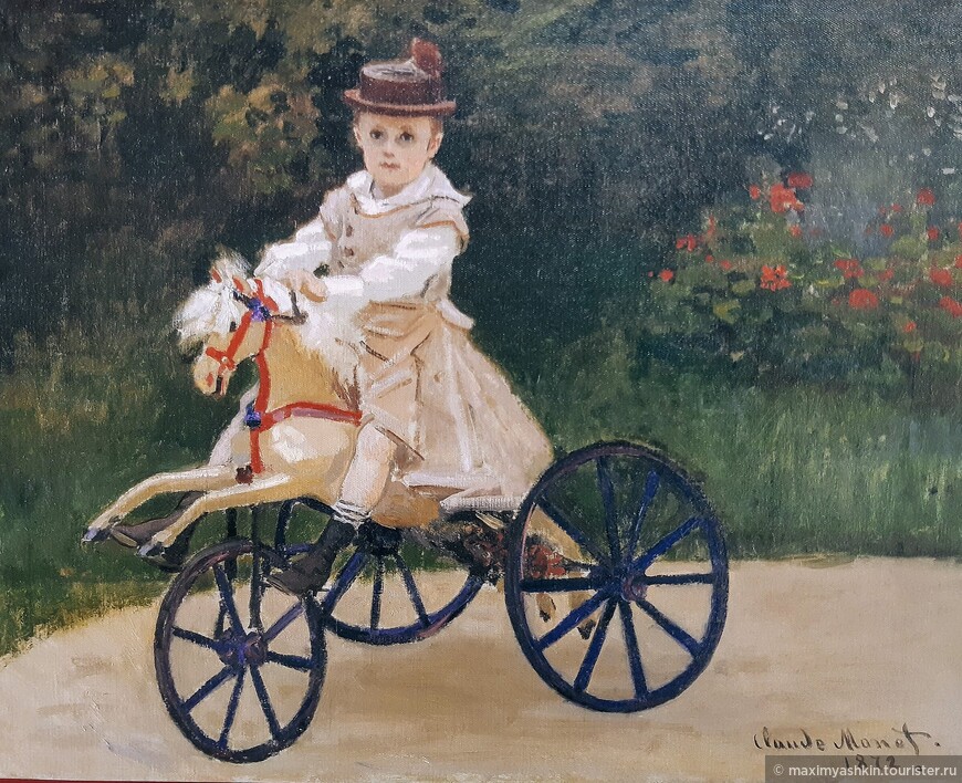 Жан Моне на лошадке, 1872 г.