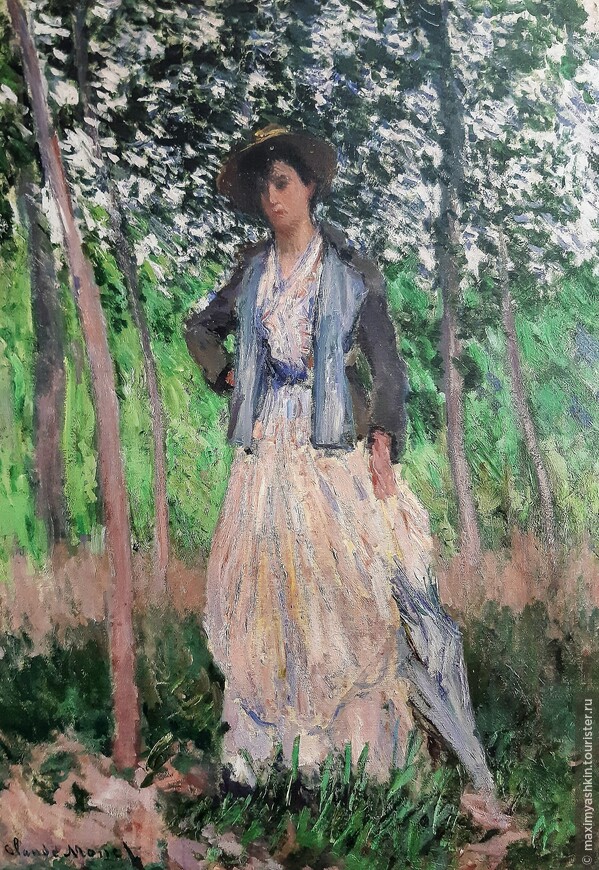 Прогуливающаяся (Сюзанна Ошеде), 1887 г.