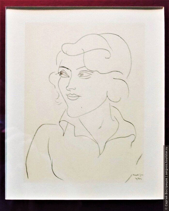 «Мадмуазель А. Нелк», 1944. Литография 1954 г., Париж.