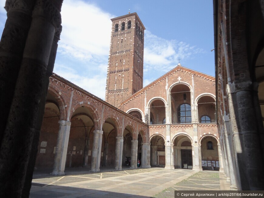 Базилика Сант Амброджо (4 века) — шедевр средневековья в Милане и его духовный центр