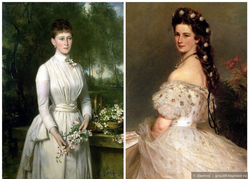 Елизавета Фёдоровна и Елизавета Австрийская (Из Интернета)