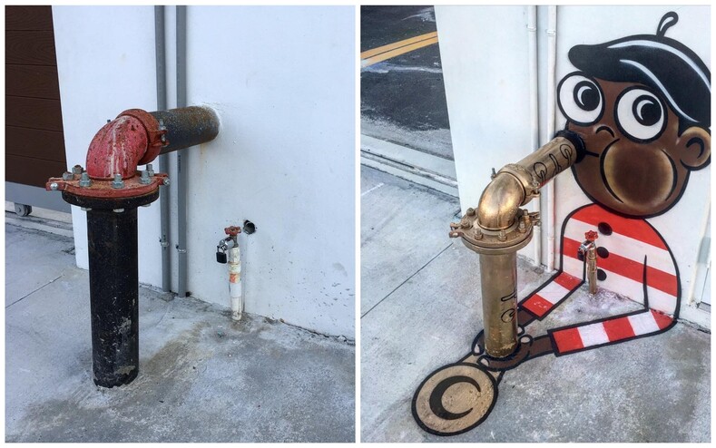 Уличный художник нашел способ борьбы с серостью кварталов: снимки о превращении городских несовершенств в настоящие арт-объекты