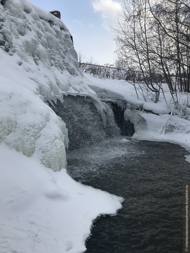 Удмуртия. Рукотворный водопад на реке Старая Кенка