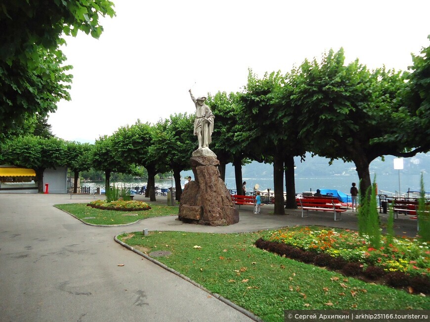 Луганское озеро — главная природная достопримечательность Южной Швейцарии в Лугано