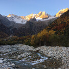 Водопад Три сестры в Северной Осетии-Алании