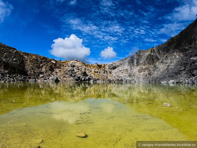 Самый «лёгкий» вулкан Индонезии