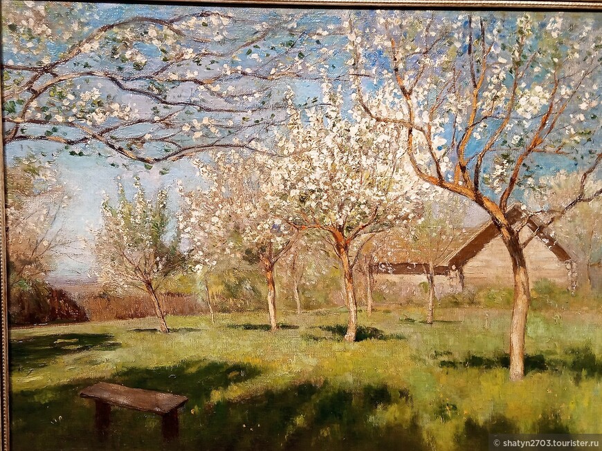 Исаак Левитан  Цветущие яблони 1895 год