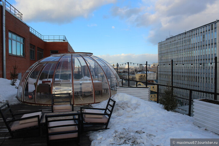 Почувствуйте себя эскимосом на московской крыше