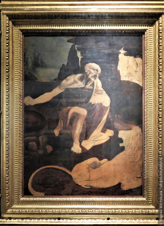 Леонардо да Винчи (1452-1519). «Святой Иероним» (ок. 1482, не закончена).