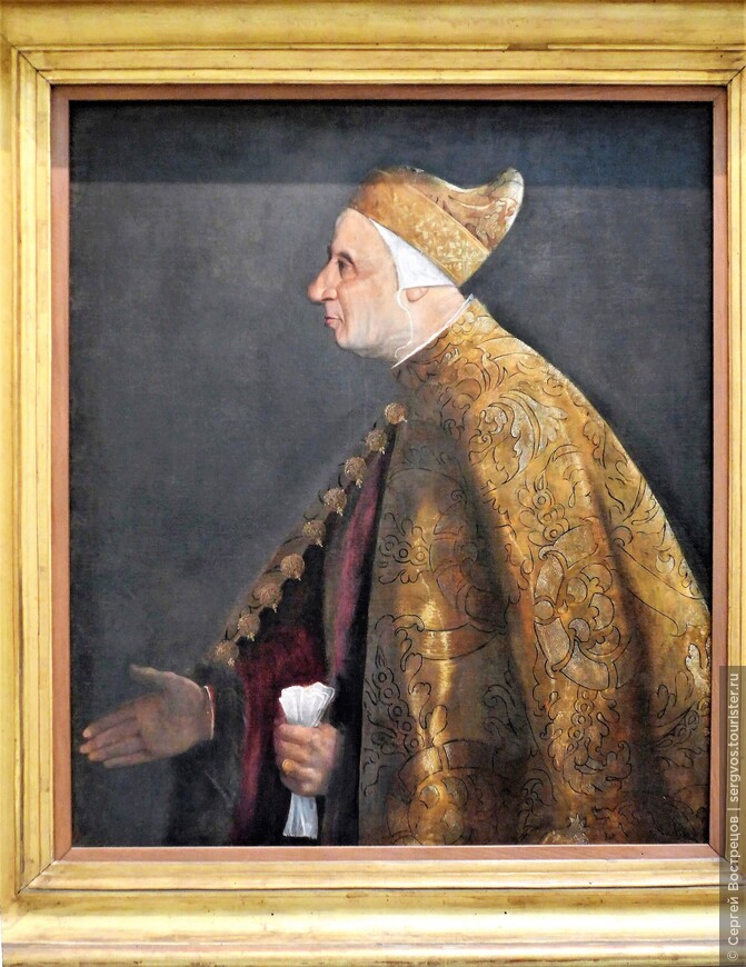Тициан (1488/90 - 1576). Портрет дожа Никколо Марцелло (1542).
