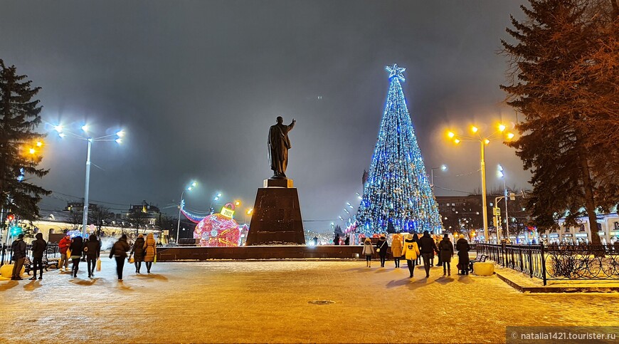Площадь Ленина в Рязани