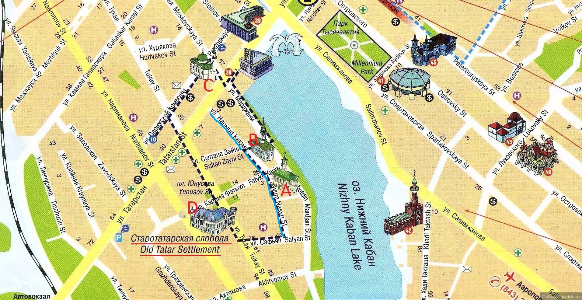 Казанская 5 карта