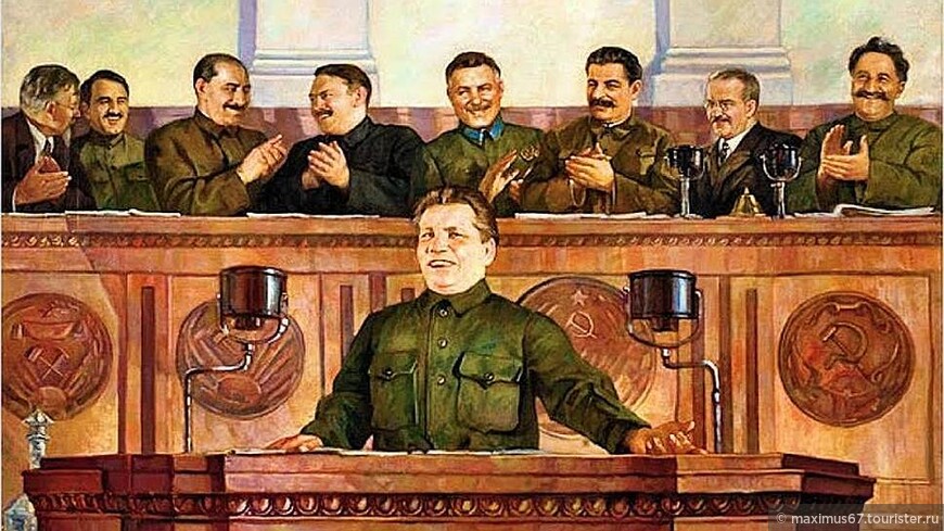 Мастерская художника, создававшего образы Ленина, Сталина, Хрущёва и Брежнева