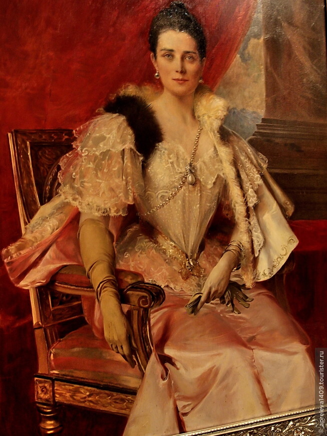 Франсуа Фламенг. Портрет княгини Зинаиды Николаевны Юсуповой. 1894.