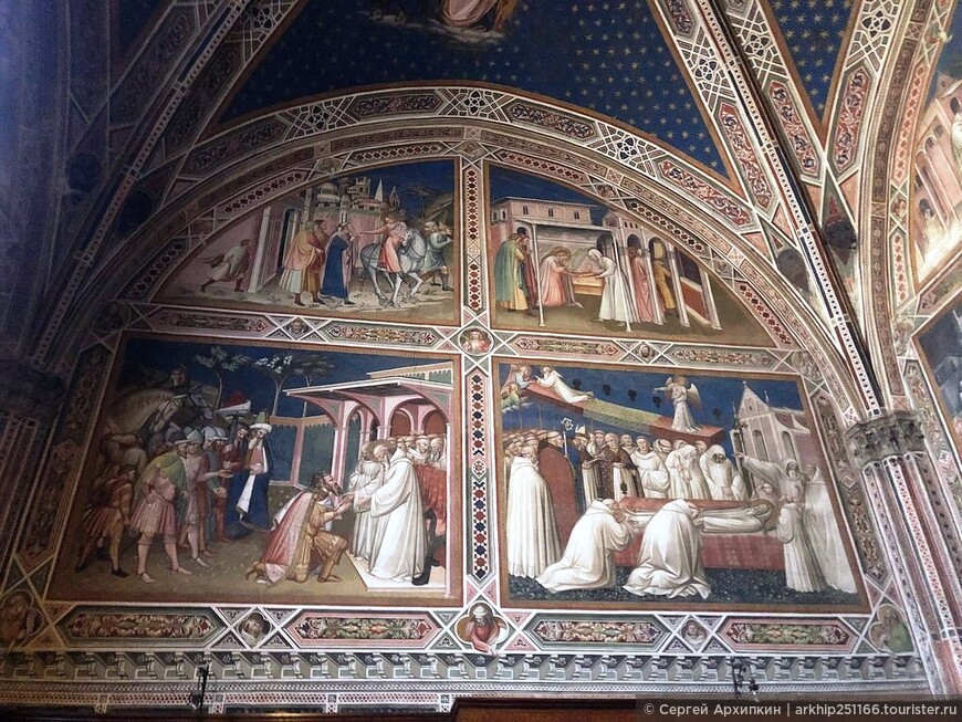 Средневековая церковь Сан-Миниато-аль-Монте 11 века — шедевр романской архитектуры во Флоренции